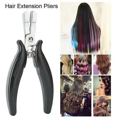 Hair Extension Pliers For Removing Silicone Micro Rings Beads Loop Tools • £10.99