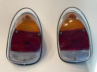 Pair EURO Tail Light Assembly Left & Right VW Volkswagen Bug Beetle 68-70 • $124