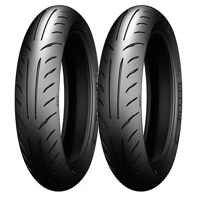 Tyre Pair Michelin 120/80-14 Power Pure Sc + 130/80-15 Power Pure Sc Dot20 • $341.21