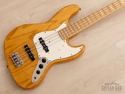 1987 Fender Jazz Bass ‘75 Vintage Reissue JB75-80 Natural Japan MIJ Fujigen • $1499.99