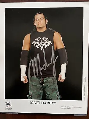 Matt Hardy Signed 8x10 Photo WWE 2006 Promo Picture Autograph TNA • $20