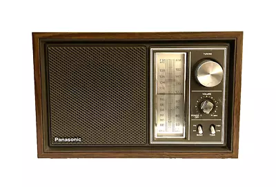 Vintage 1970s Panasonic RE-6289 AM/FM Radio In Good Condition VIDEO DEMO • $52.50