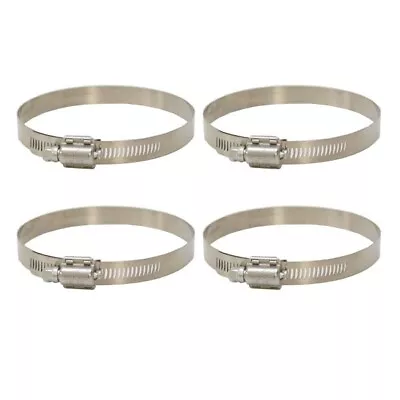 Jet Breeze Boat Hose Loop Clamp 72 | 4 1/8 To 5 Inch Stainless (Set Of 4) • $8.44