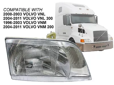 For Headlight 00 - 11 VNL 300 96 - 11 VNM 200 Passenger Right 8082041 VO2519105 • $54.75