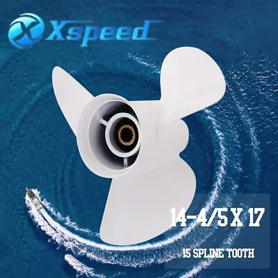 14-4/5x17 Aluminum Boat Propeller For Yamaha 150-300hp Engine 15 Spline ToothLH • $229.99