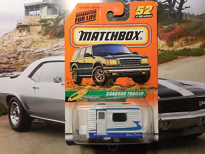 Matchbox CARAVAN TRAILER #52 Of 100 Series 11 Beach 1999 SAND DOLLAR FREE SHIP • $13.95