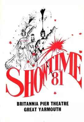 Great Yarmouth Britannia Pier 1981 'showtime' Cannon & Ball Programme • £2.50