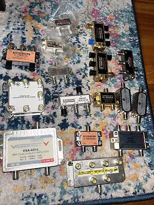 Amplified Coaxial Cable Splitter Lot Monster Cable • $40