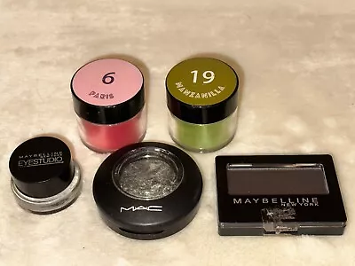 Lot Of 5 - Eye Shadow Eye Enhancing - MAC - Green Bronze Pink Etc. - Maybell • $14.05