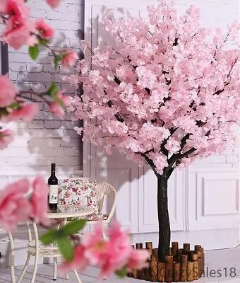 Artificial Cherry Blossom Trees Handmade Light Pink Tree Ind • $121