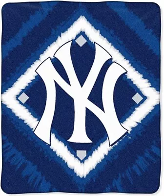 New York Yankees MLB 50 X 60 Micro Super Plush Throw Blanket Bedding Bed Fleece • $29.99