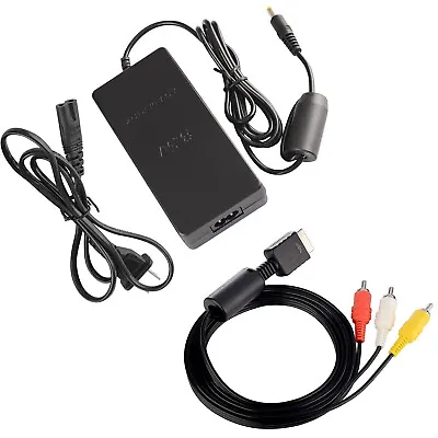 AC Adapter Charger Power Supply TV AV Cable For Sony Playstation 2 Slim PS2 Slim • $6.99