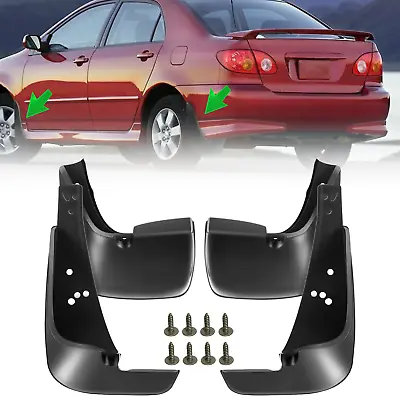 For 2003-2008 Toyota Corolla Mudguard Mud Flaps Splash Guard Front+Rear Set 4Pc • $33.75