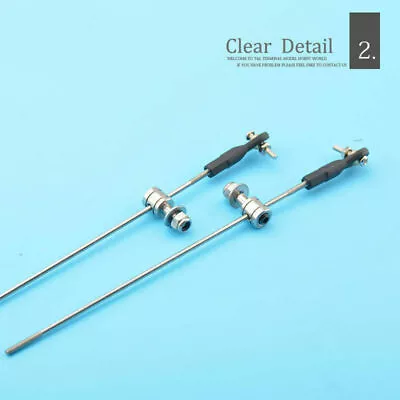 £6.83 • Buy Servo Rudder M2 Stainless Steel Arm Linkage Clip Adaptor Fixed Wing RC Boat 