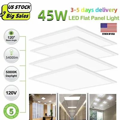 4X LED Ceiling Down Light Ultra Thin Flush Mount Kitchen Lamp Home Fixture 5000K • $117.88