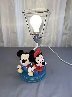 Vintage Mickey Minnie Lamp Missing Shade • $17.99