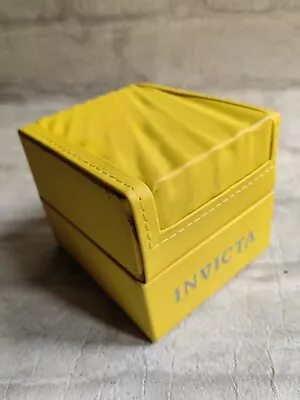 Invicta Yellow Watch EMPTY BOX ONLY • £3.99