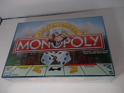 VTG 1995 NOS MONOPOLY DELUXE EDITION Parker Brothers Board Game Sealed Free S&H • $49.95