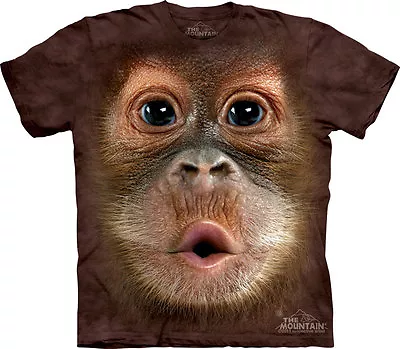 £29.99 • Buy BIG FACE BABY ORANGUTAN Primate The Mountain T Shirt Unisex