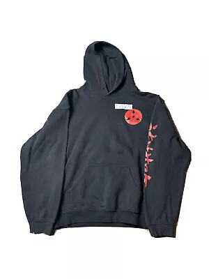 Sasuke Uchiha Naruto Shippuden 20th Anime Hoodie Sweatshirt Adult Size Medium • $20