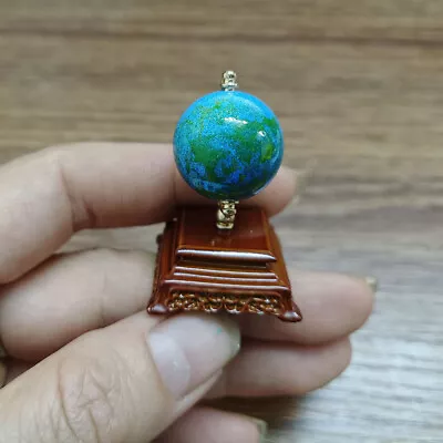 1:12 Scale Dollhouse Miniature Globe Model W/ Wooden Base Doll House Study Decor • £5.69