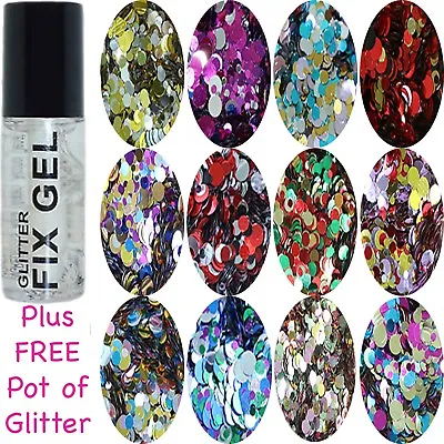 Stargazer - Gel Fix Fixative Body Glue Festival - Plus FREE Pot Circles Glitter • £2.99