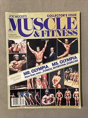Muscle & Fitness Bodybuilding Magazine / Mr. Olympia Arnold Schwarzenegger/ 2-81 • £13.66