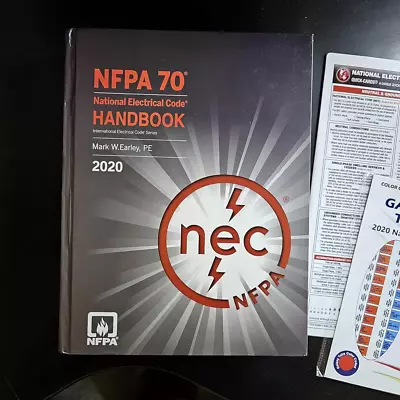 NFPA 70 National Electrical Code (NEC) 2020 Edition 1St Edition HANDBOOK +TABS • $103.69