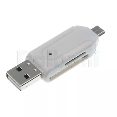 Multi Function Micro USB OTG SD T-Flash Card Reader For Universal Devices • $14.95