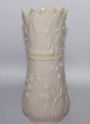 £8.99 • Buy Belleek Porcelain Lily Of The Valley Pattern Vase