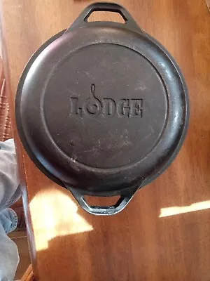 Lodge Cast Iron Dutch Oven Vintage Pans Pots Kitchenware • $44.99