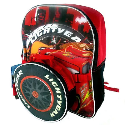 Backpack 12  + Detachable Snack Bag/Utility Case Disney Cars McQueen NWT • $12.99