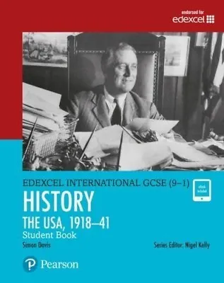 Pearson Edexcel IGCSE (9-1) History The Usa (1918-41) Student Book. • £12.99