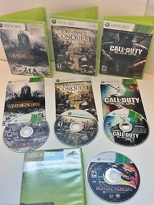 $49.99 • Buy TESTED XBox 360 Games Lord Of The Rings War Of The North Conquest COD Black Ops