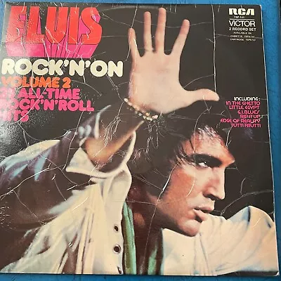 Elvis Presley - Rock N On Volume 2 - LP Vinyl Record Album • $15.99