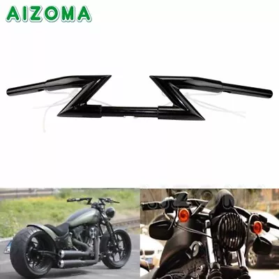 1'' 25mm Motorcycle Handlebar Z Bars Drag Bar For Chopper Bobber Custom • $75.80