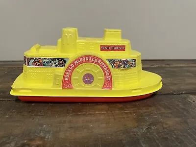 1983 McDonald's Boat Shaped Happy Meal Container Very Rare Stickers Applied • $39.99