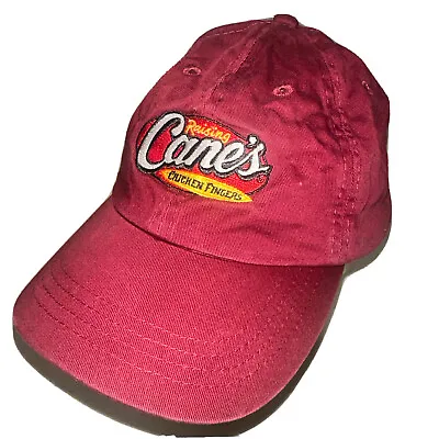 Raising Cane’s Chicken Fingers Hat Cap Adjustable Strapback Maroon One Love LA • $11.90
