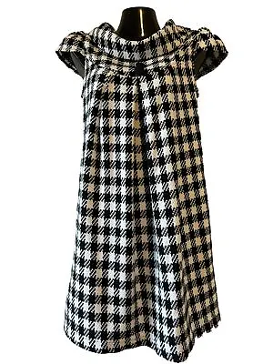 STEGA Mary Quant Style Size S Aus 8 Sixties Look Check Dress • £20.54