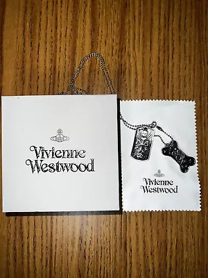 Vivienne Westwood Nana Silver Dog Tag Necklace • $1