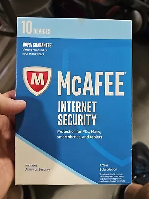 NEW SEALED McAfee Antivirus - 10 PC 1 Year - DIGITAL CODE If Possible • $20