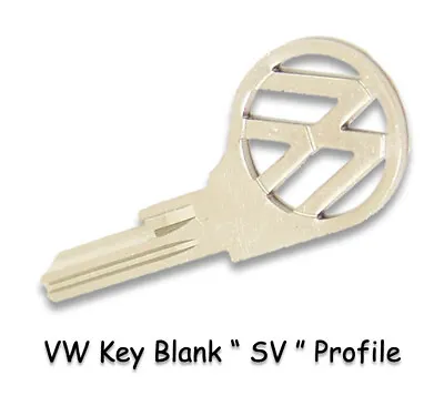 Vw Type 1 Bug 1958-1966 Karmann Ghia 1956-1966 Sv Profile Key Blank Beetle Coupe • $13