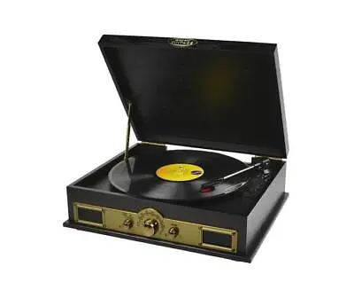 $124.90 • Buy Vintage Retro Style Vinyl Record Player Bluetooth Turntable USB AM/FM Radio