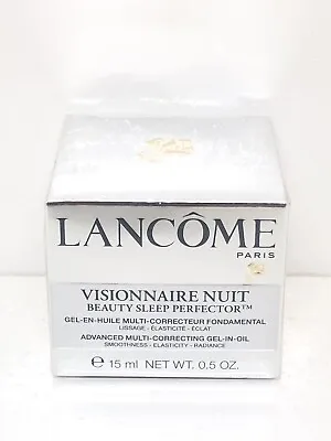 Lancôme Visionnaire Nuit Beauty Sleep Perfector Gel-in-Oil 15ml New Sealed  • £19.99