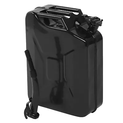 5 Gallon 20Litre Metal Jerry Can Gasoline Can Oil Drum Steel Tank Emergency Back • $46.99