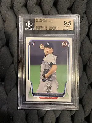 2014 Bowman #88 Masahiro Tanaka RC Rookie New York Yankees BGS 9.5 Gem Mint • $16.99