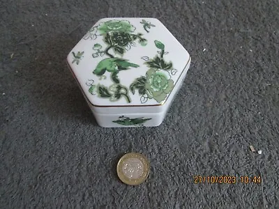 COALPORT    BONE CHINA  CATHAY  TRINKET BOX   See Des. • £2.99