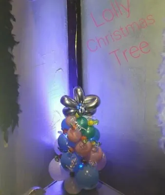 Christmas Balloon Tree With Lolly Treats Party Fun Any Colour Available  • £20