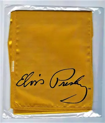 ELVIS PRESLEY - Signature (GOLD) Scarf (Sealed In Cellophane) & BRAND NEW! • $23.97