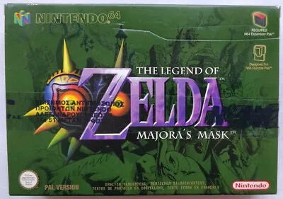 The Legend Of Zelda Majora's Mask For The Nintendo 64 COMPLETE • £80